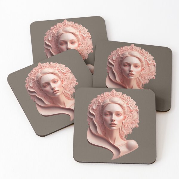 Item preview, face of an ethereal woman designed and sold by M Khan.