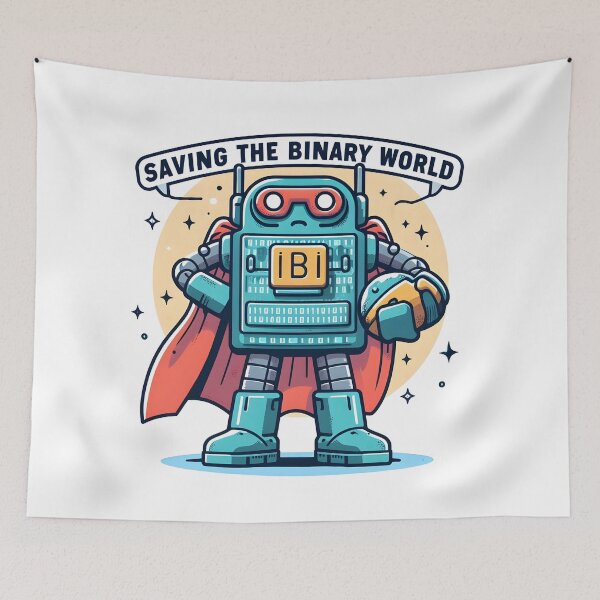 Item preview, Superhero Bot: Saving the Binary World designed and sold by Dungeon-Depot.