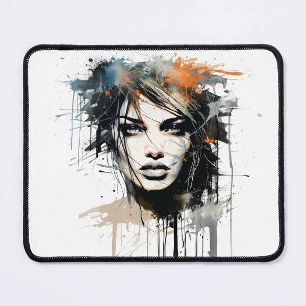 Item preview, Artistic woman face designed and sold by D3IT.