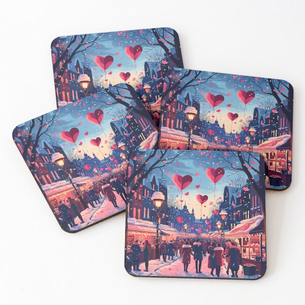 Item preview, Valentine's celebration in the middle of the city at night designed and sold by Petschar.