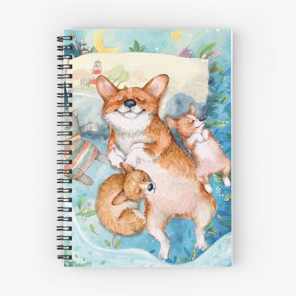 Artikelvorschau, Corgi schläft und träumt entworfen und verkauft von Clitus.
