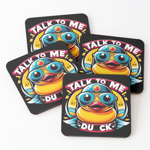 Item preview, Quack to Code: The Developer's Rubber Duck Debriefer designed and sold by TuringTacoTales.