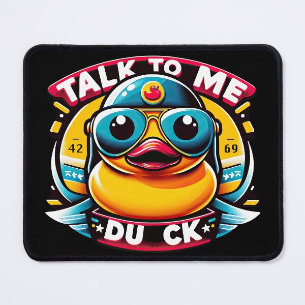 Item preview, Quack to Code: The Developer's Rubber Duck Debriefer designed and sold by TuringTacoTales.