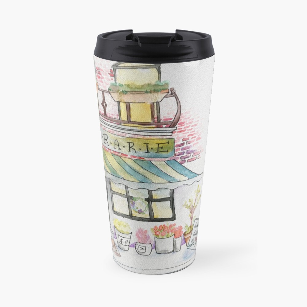 'Florarie' The Florist Shop in Romania Travel Mug