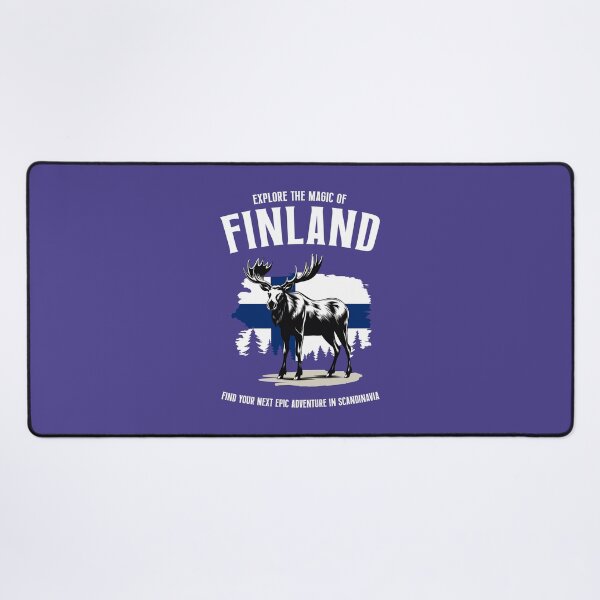 Item preview, Explore The Magic Of Finland | Moose Flag designed and sold by Infinitee8hirts.