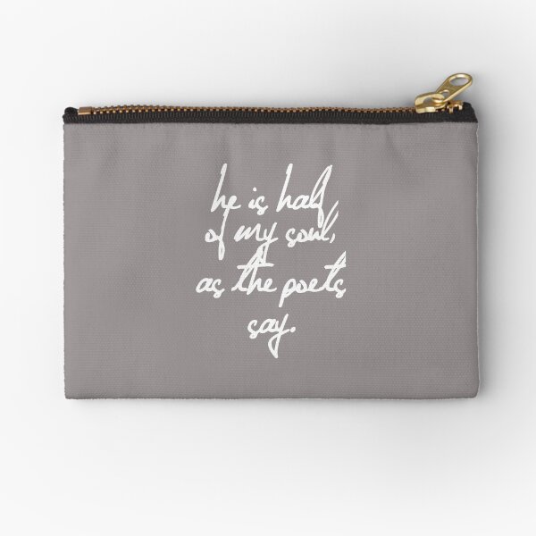 As the poets say, a patrochilles design. Zipper Pouch
