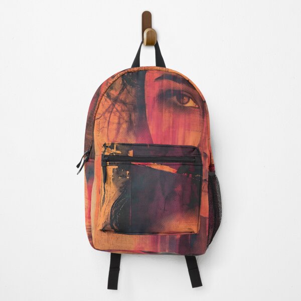 Item preview, Sketch Portrait Woman | Warm Tones Expressive Art Print designed and sold by VUK VESOVIC.