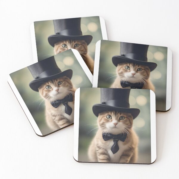 Item preview, Kitten in a top hat designed and sold by BlacCollection.