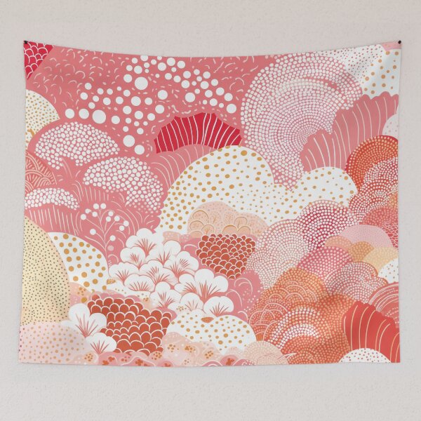 Item preview, pink pattern, coral, structure designed and sold by Mauswohn.