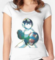 Mega Man Mega Buster - Type B Women's Fitted Scoop T-Shirt