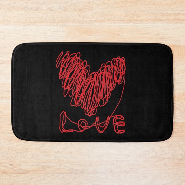 Item preview, love, heart, happy valentine day, one line drawing designed and sold by zzzozzo.