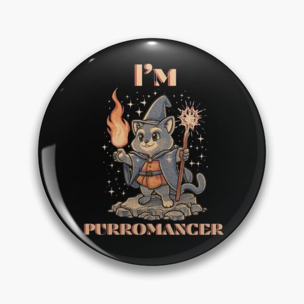 Item preview, I'm Purromancer funny cat little wizzard designed and sold by hero98.