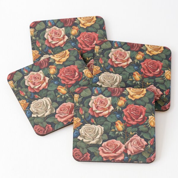 Item preview, Retro Style Rose Flowers Pattern T-Shirt designed and sold by Uday24.