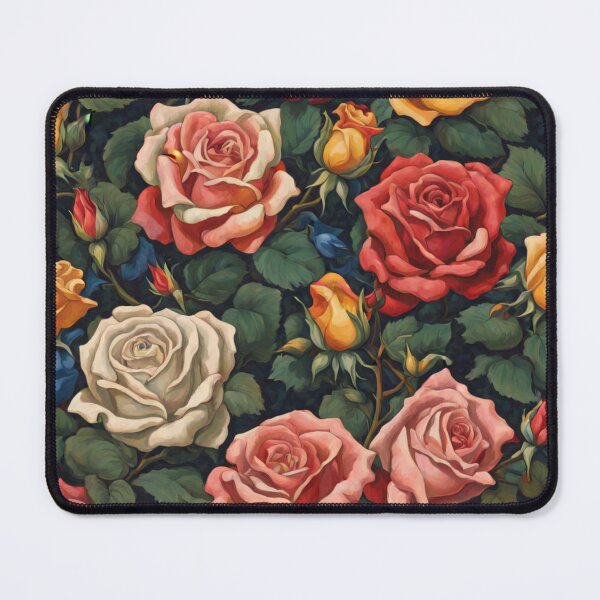 Item preview, Retro Style Rose Flowers Pattern T-Shirt designed and sold by Uday24.