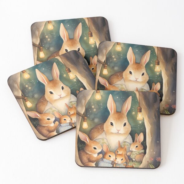 Item preview, Cozy Bunny Burrow designed and sold by cute-animals99.