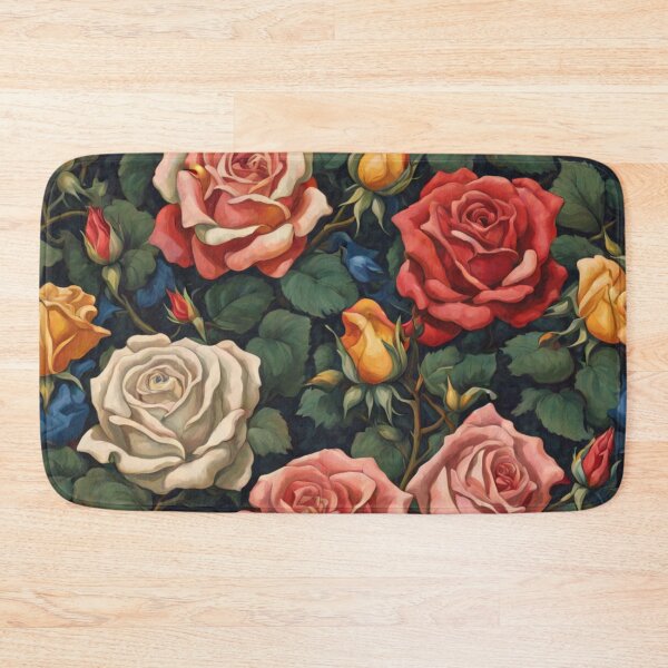 Item preview, Retro Style Rose Flowers Pattern T-Shirt designed and sold by Uday24.