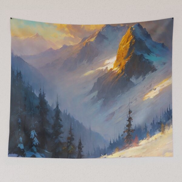 Item preview, Sunny Winter Mountain designed and sold by cr6zym1nd.