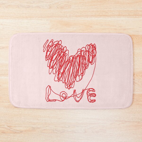 Item preview, love, heart, happy valentine day, one line drawing designed and sold by zzzozzo.