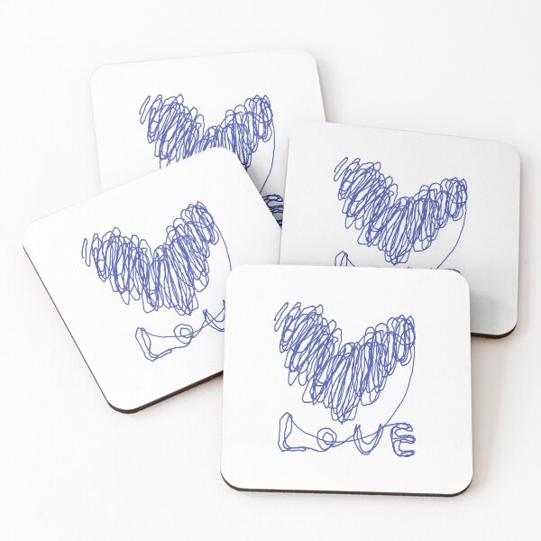 Item preview, love, heart, happy valentine day, one line drawing designed and sold by zzzozzo.