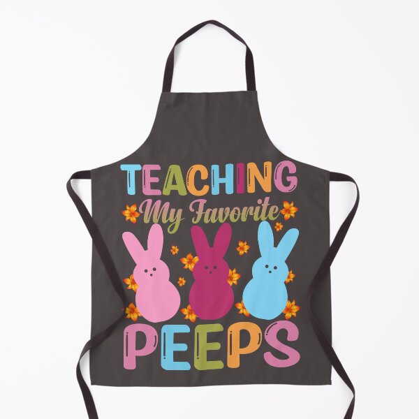 Item preview, Funny Easter Day Teaching My Favorite Peeps Cute Teacher Day Vintage  designed and sold by roboartpixel.