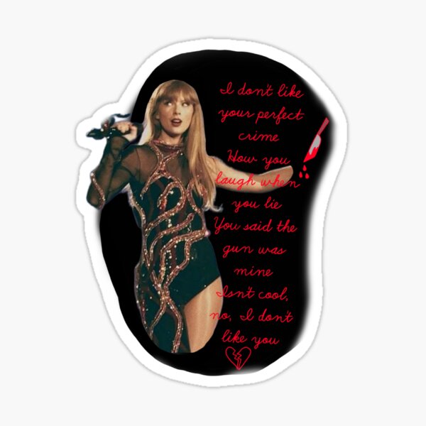 Taylor Swift Red Sticker – Penny Post, Alexandria VA