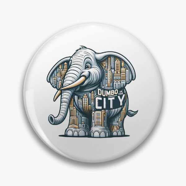 Artikelvorschau, Elefant: Dumbo in der Stadt entworfen und verkauft von Dungeon-Depot.
