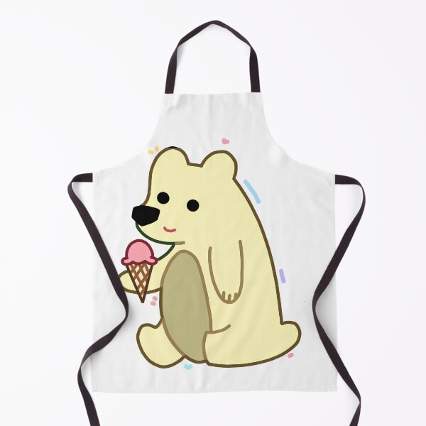 Item preview, Yellow bear eat ice cream designed and sold by Beck-wen.