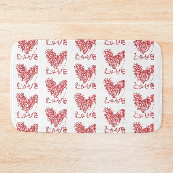 Item preview, love, heart, happy valentine day, one line drawing designed and sold by zzzozzo.