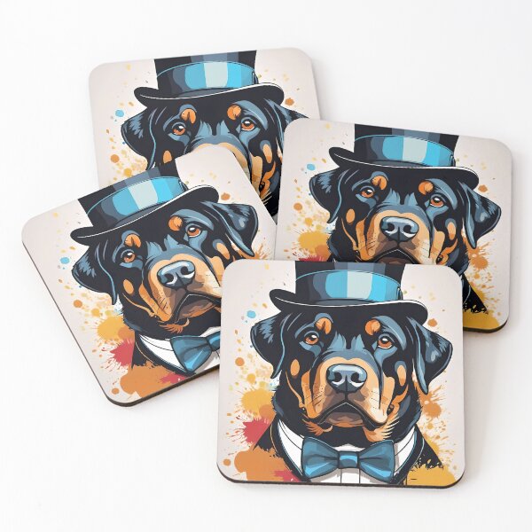 Item preview, Rottweiler in a top hat IV designed and sold by BlacCollection.