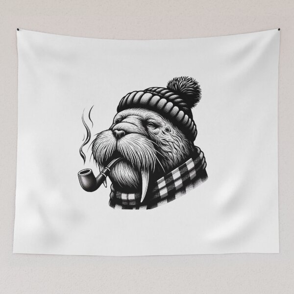 Item preview, Wally the Walrus designed and sold by HeadTurningArt.