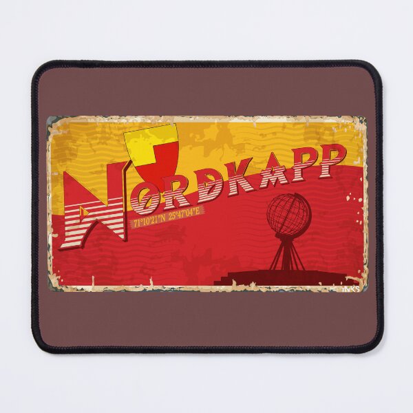 Item preview, NORDKAPP North Cape Norway Sticker T-Shirt 01 designed and sold by LocationInks.