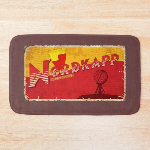 Item preview, NORDKAPP North Cape Norway Sticker T-Shirt 01 designed and sold by LocationInks.