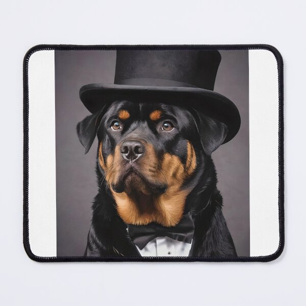 Item preview, Rottweiler in a top hat V designed and sold by BlacCollection.