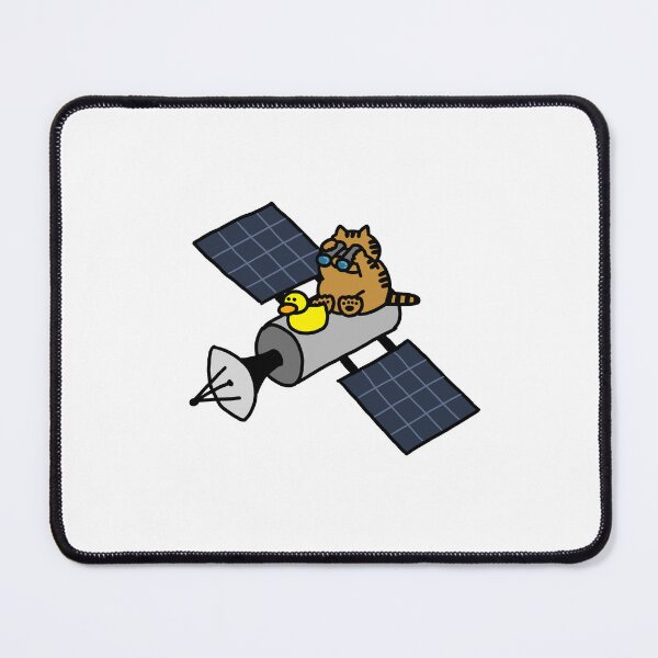 Item preview, a Cat and a Duck on the Satellite designed and sold by superbaechoo.