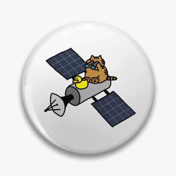 Item preview, a Cat and a Duck on the Satellite designed and sold by superbaechoo.
