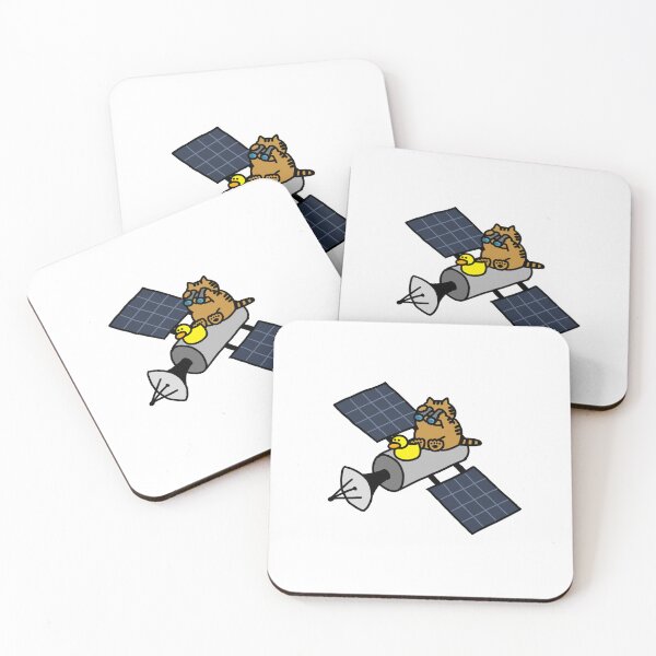 Item preview, a Cat and a Duck on the Satellite designed and sold by superbaechoo.