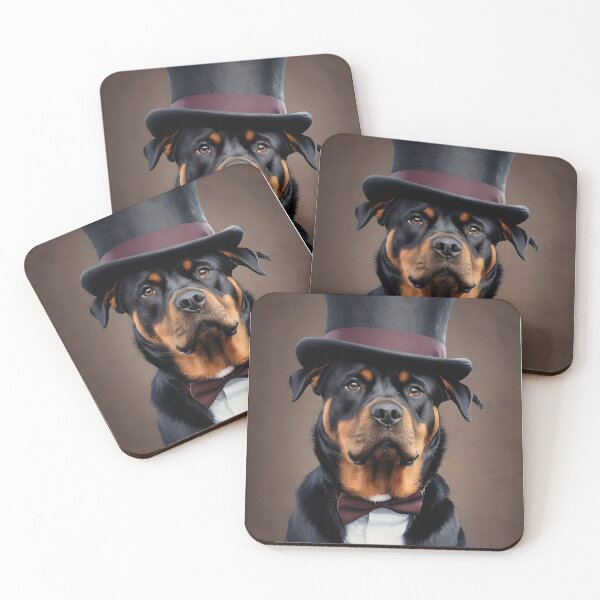 Item preview, Rottweiler in a top hat VI designed and sold by BlacCollection.