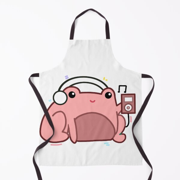 Item preview, Pink frog listen music designed and sold by Beck-wen.