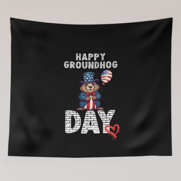 Item preview, Happy Groundhog Day designed and sold by Viking60North.