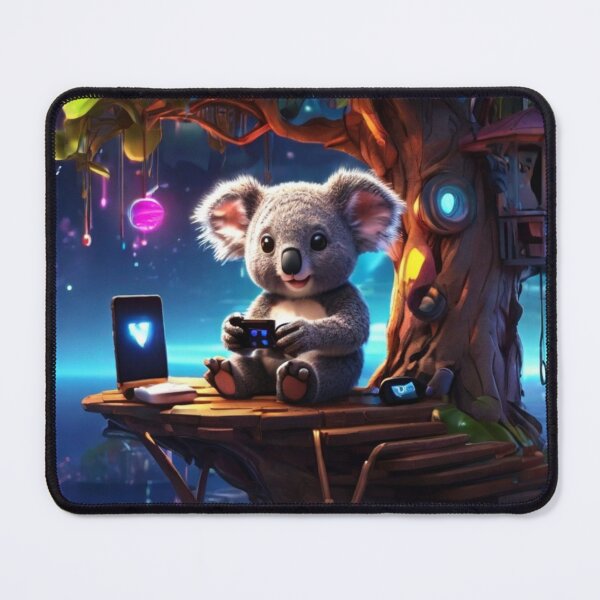 Item preview, GREAT WAVE OF TREE.Neon Haven: Koala's Cosmic Arcade" designed and sold by Especiallyforu.