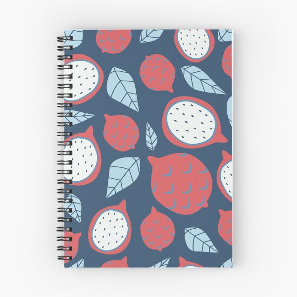 Item preview, Pink Dragonfruits on blue background designed and sold by KatKatArt.