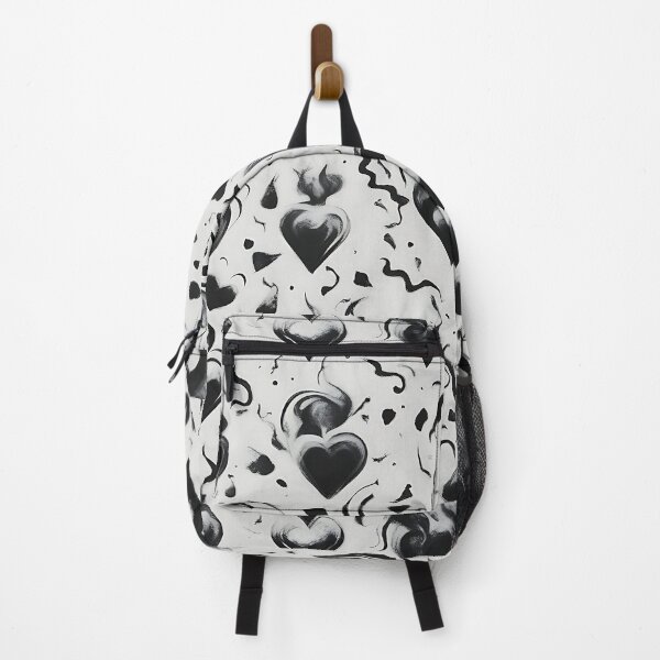 Item preview, Black Heart Wallpaper designed and sold by Zenvo.