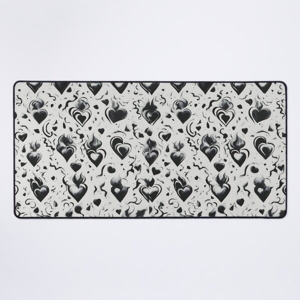 Item preview, Black Heart Wallpaper designed and sold by Zenvo.