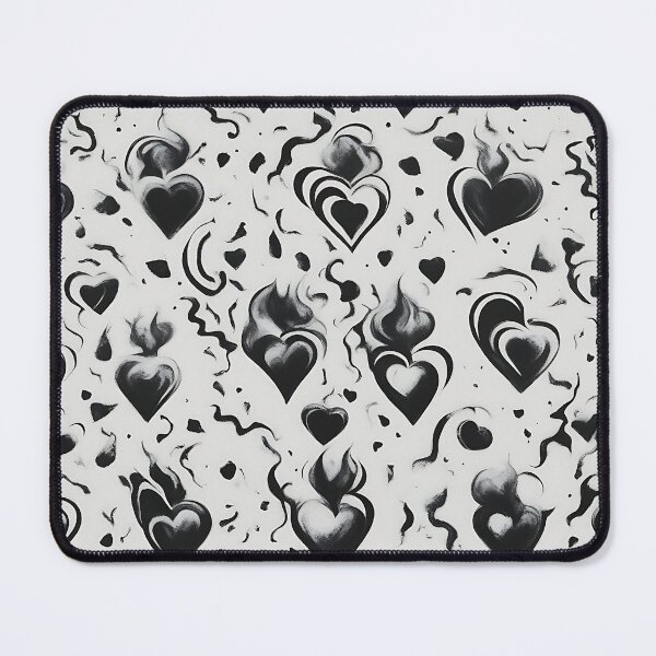 Item preview, Black Heart Wallpaper designed and sold by Zenvo.