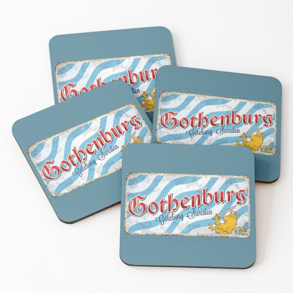 Item preview, City of GOTHENBURG Göteborg Sweden Sticker T-Shirt 01 designed and sold by LocationInks.
