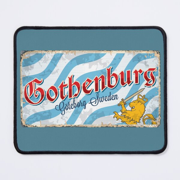 Item preview, City of GOTHENBURG Göteborg Sweden Sticker T-Shirt 01 designed and sold by LocationInks.