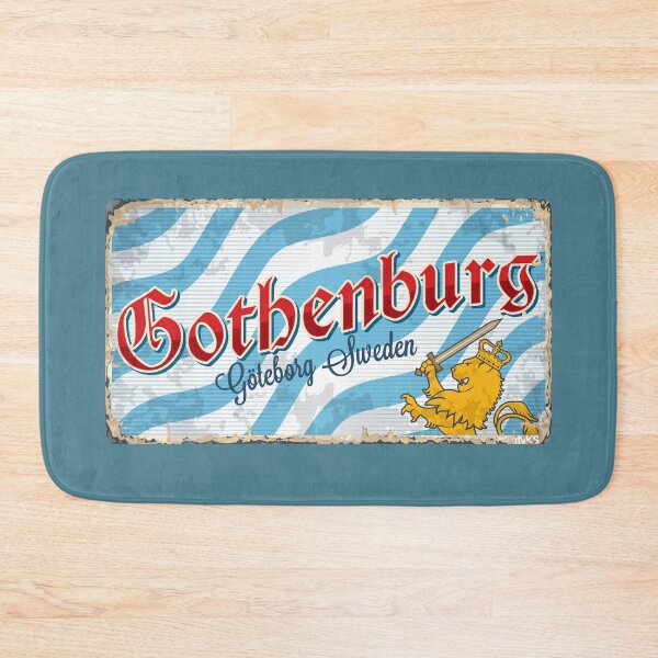 Item preview, City of GOTHENBURG Göteborg Sweden Sticker T-Shirt 01 designed and sold by LocationInks.
