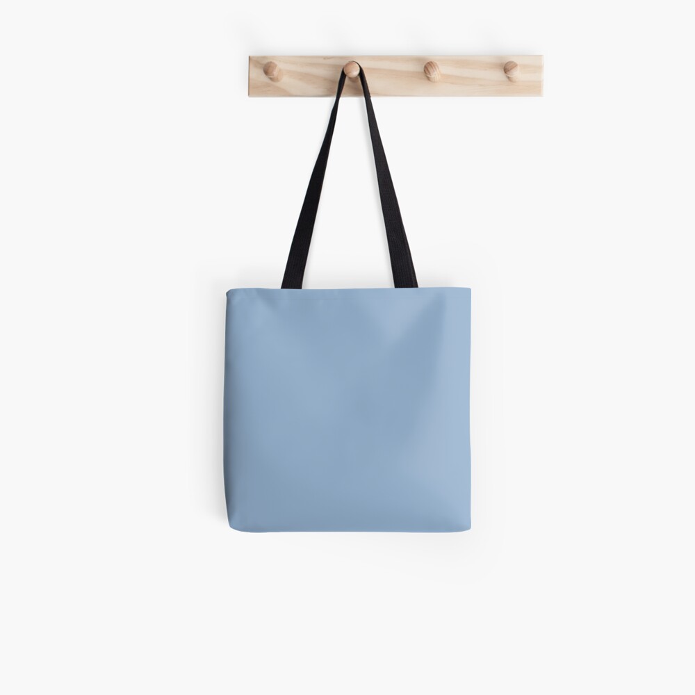 powder blue tote bag