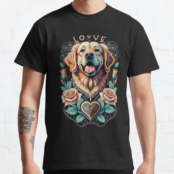 Golden Retriever Tattoos I Love Mom shirt, hoodie, sweater and long sleeve