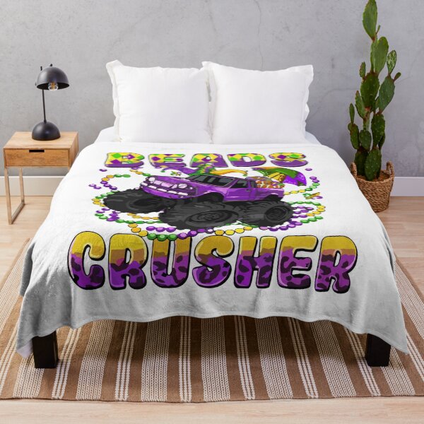Item preview, Beads Crusher Mardi Gras Monster Truck Shirt, Kids Boys designed and sold by Pitchou07.